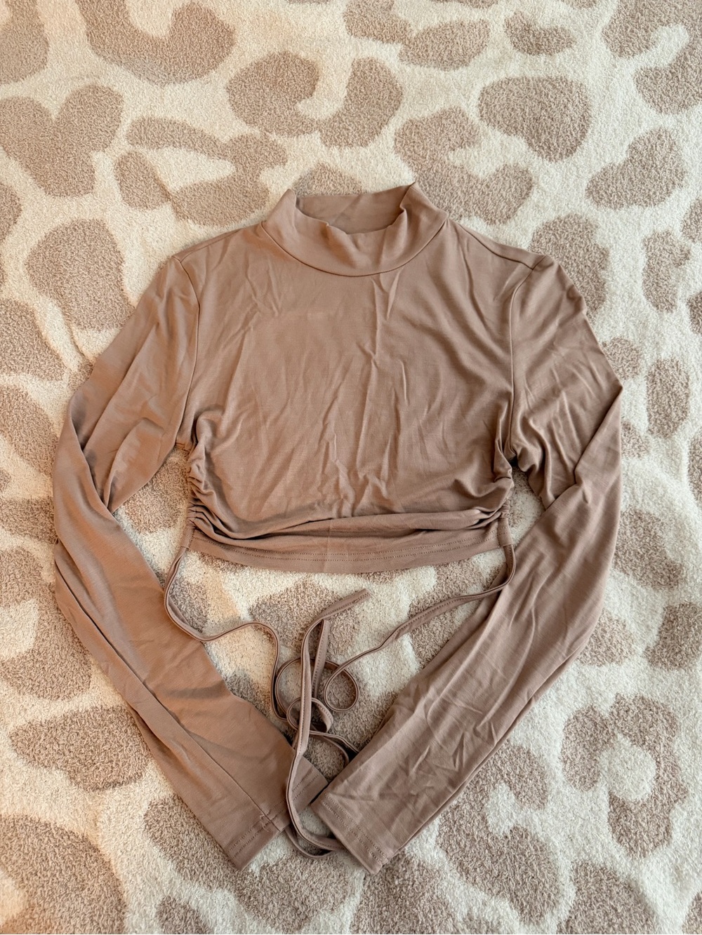SHEIN Long Sleeve Crop Top